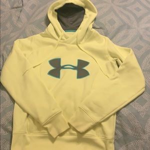 Neon under amour hoodie